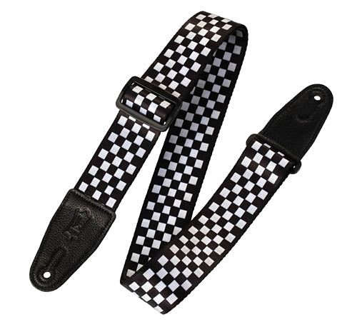 Polyester Guitar Strap - Checkerboard