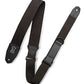 Right Height Cotton Guitar Strap - Black