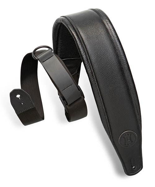 Right Height Garment Guitar Strap - Black