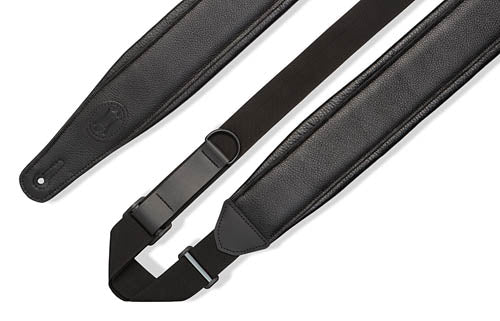 Right Height Garment Guitar Strap - Black