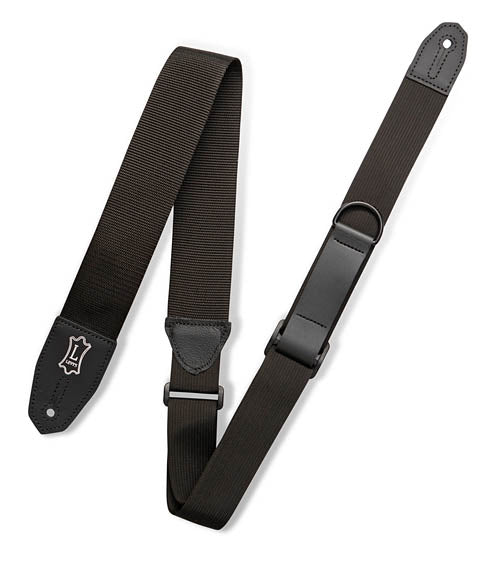 Right Height Polyester Guitar Strap - Black