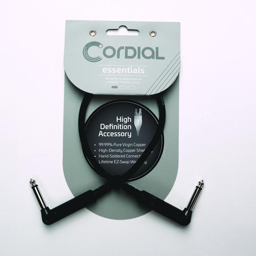 Low Profile Pedal Board Cable, Ra 1/4 - Ra 1/4 - Low Profile Pedal Board Cable, RA 1/4 - RA 1/4 - 12 inches