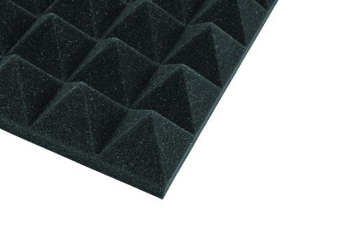Four Pack of 2″-Thick Acoustic Foam Pyramid Panels 12″x12″