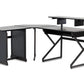 Content Creator Furniture Series Desk Set with Main Desk, Corner Section