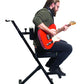 Deluxe Guitar Seat with Adjustable Back Rest and Guitar Hanger