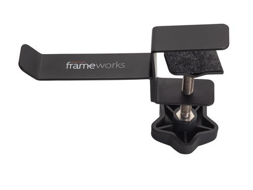 Frameworks Headphone Hanger That Clamps onto Desktop Edge