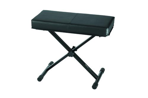 Frameworks Standard Black Keyboard Bench with Deluxe Seat