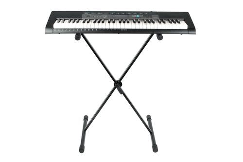 Frameworks Adjustable “X” Style Keyboard Stand with Rubberized Leveling Foot