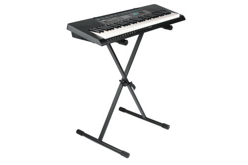 Frameworks Adjustable “X” Style Keyboard Stand with Rubberized Leveling Foot