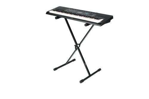 Frameworks Adjustable “X” Style Keyboard Stand with Rubberized Leveling Foot