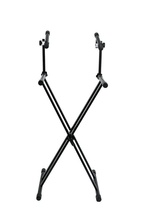 Frameworks Heavy Duty 2 Tier “X” Style Keyboard Stand with Rubberized Leveling Foot