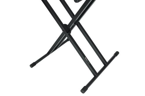 Frameworks Heavy Duty 2 Tier “X” Style Keyboard Stand with Rubberized Leveling Foot