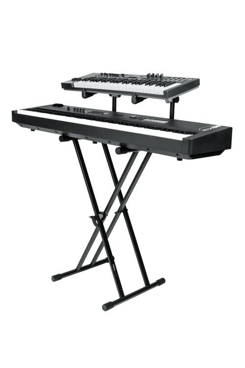 Frameworks Heavy Duty 2 Tier “X” Style Keyboard Stand with Rubberized Leveling Foot