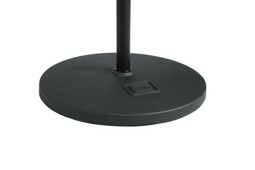 Frameworks Roundbase Mic Stand With 12“ Round Base And Deluxe One-handed Clutch