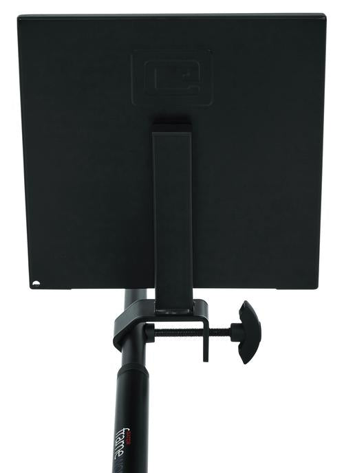 Gator Frameworks Small Microphone Stand Clamp-on Utility Shelf, Capacity Up To 10lbs.