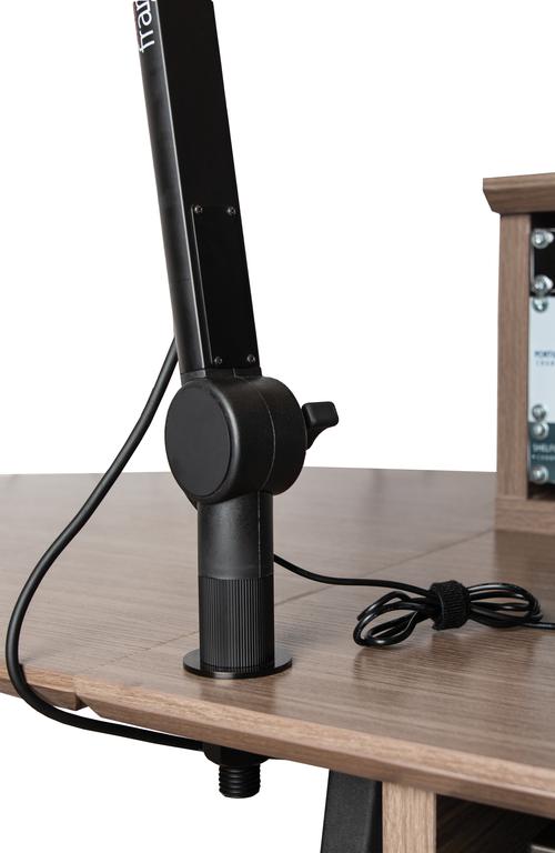 Professional Desktop Broadcast/Podcast Microphone Boom Stand with On-Air Indicator