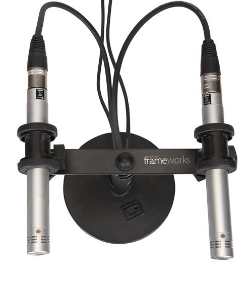 Gator Frameworks 1-to-2 Stereo Mic Mount Bar