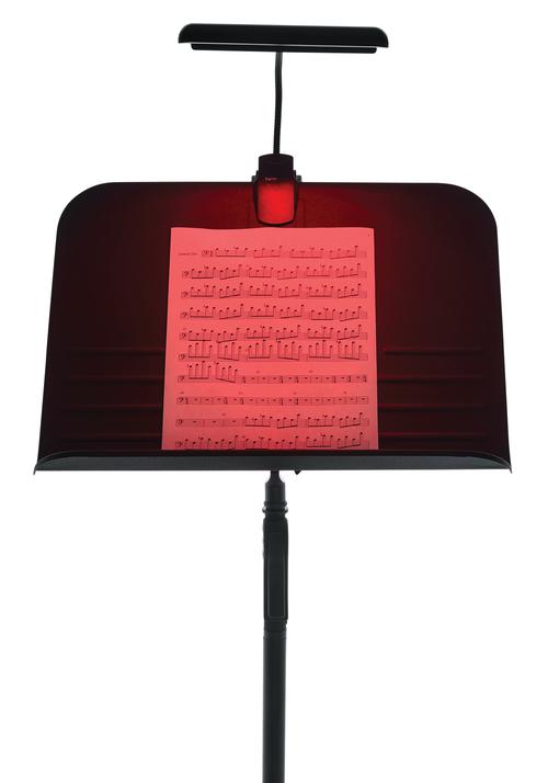 Gator Frameworks Clip-on Red Led Music Lamp With Adjustable Neck