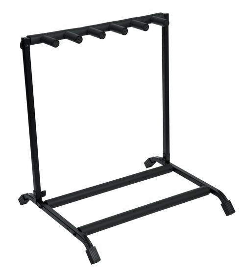 Rok-it Collapsible, Folding Guitar Rack Designed To Hold 5x Electric Or Acoustic Guitar