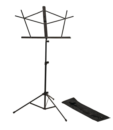 Rok-it Folding Sheet Music Stand With Detachable Bookplate; Leg Assembly Secures Into P