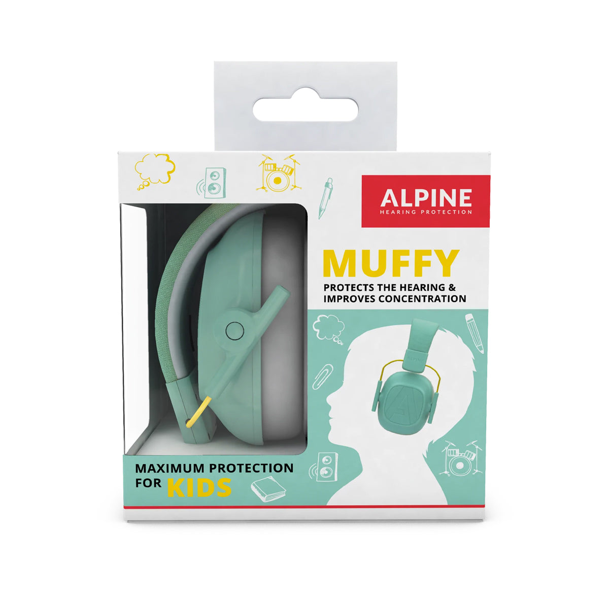 Muffy Headphones for Kids - Mint - Mint