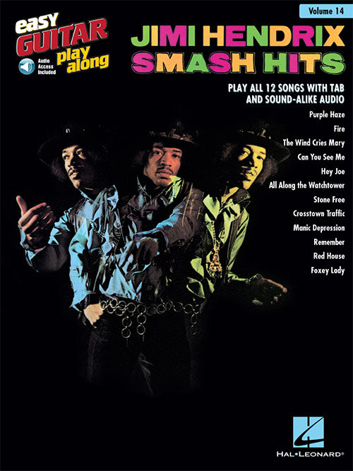 Hendrix, Jimi - Smash Hits - Easy Guitar Play-Along Vol. 14 - Book/Online Audio