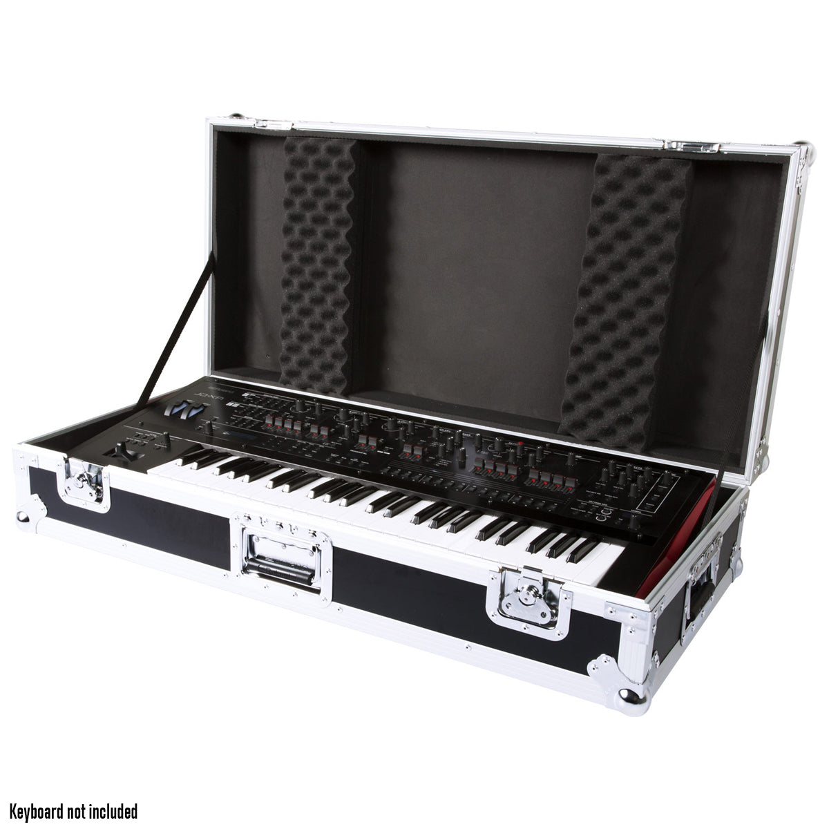 Roland Rrc-49w Black Series 49-note Keyboard Road Case W/ Wheels