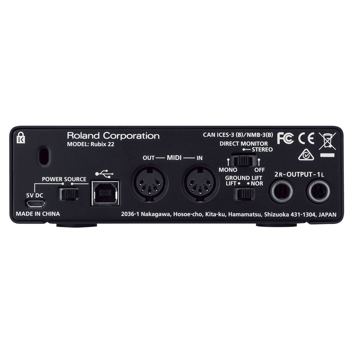Roland Rubix22 Usb Audio Interface, 2-in/2-out – School of Rock