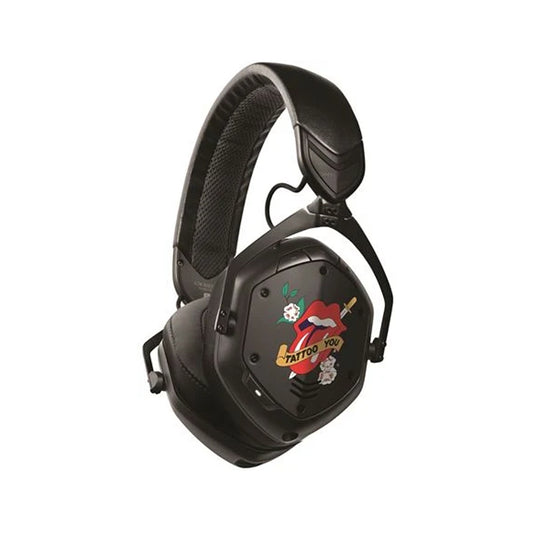 Rolling Stones X Tattoo V-moda Crossfade 2 Wireless Over-ear Headphone In Black