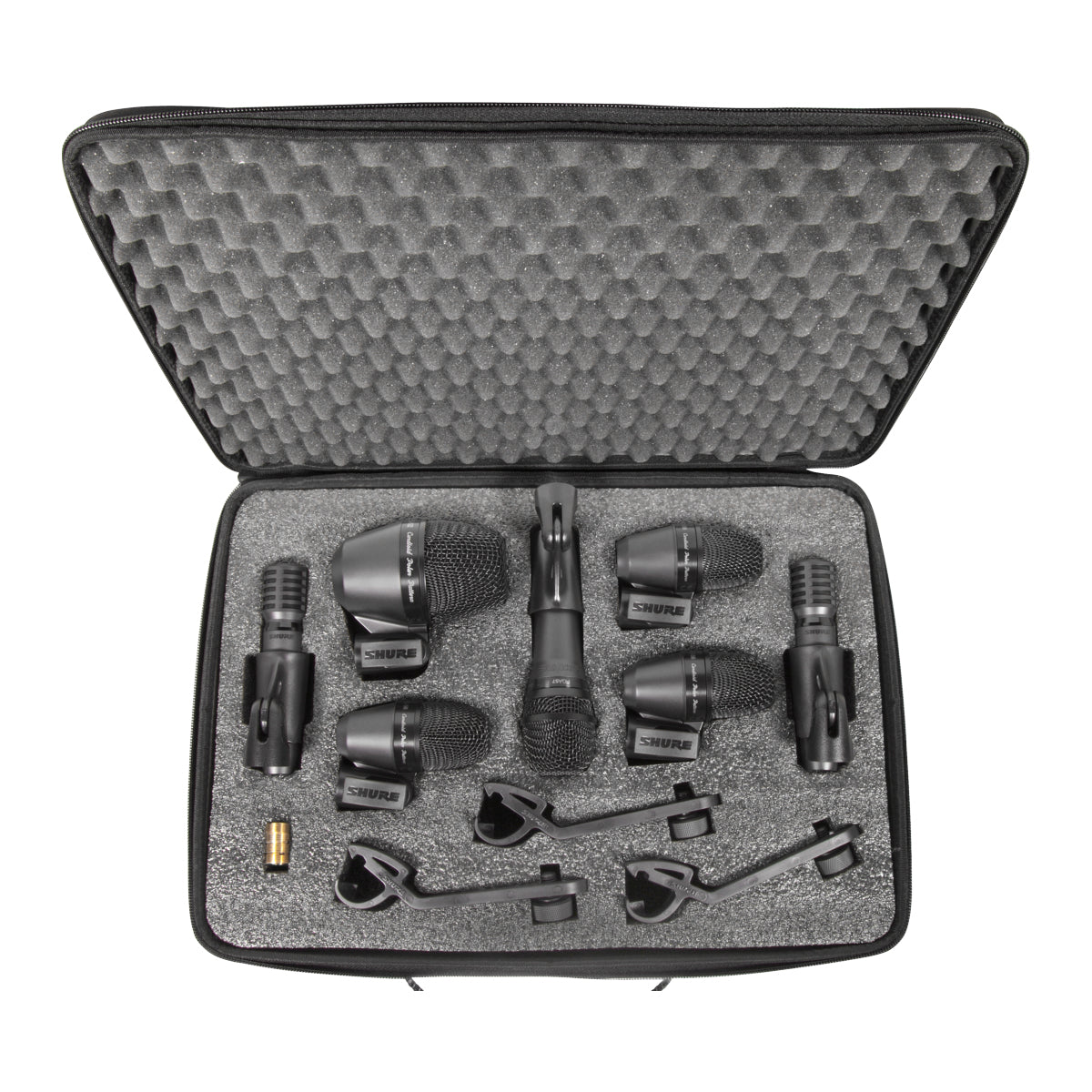 Shure 5-piece Drum Mic Kit With Mic Adapters